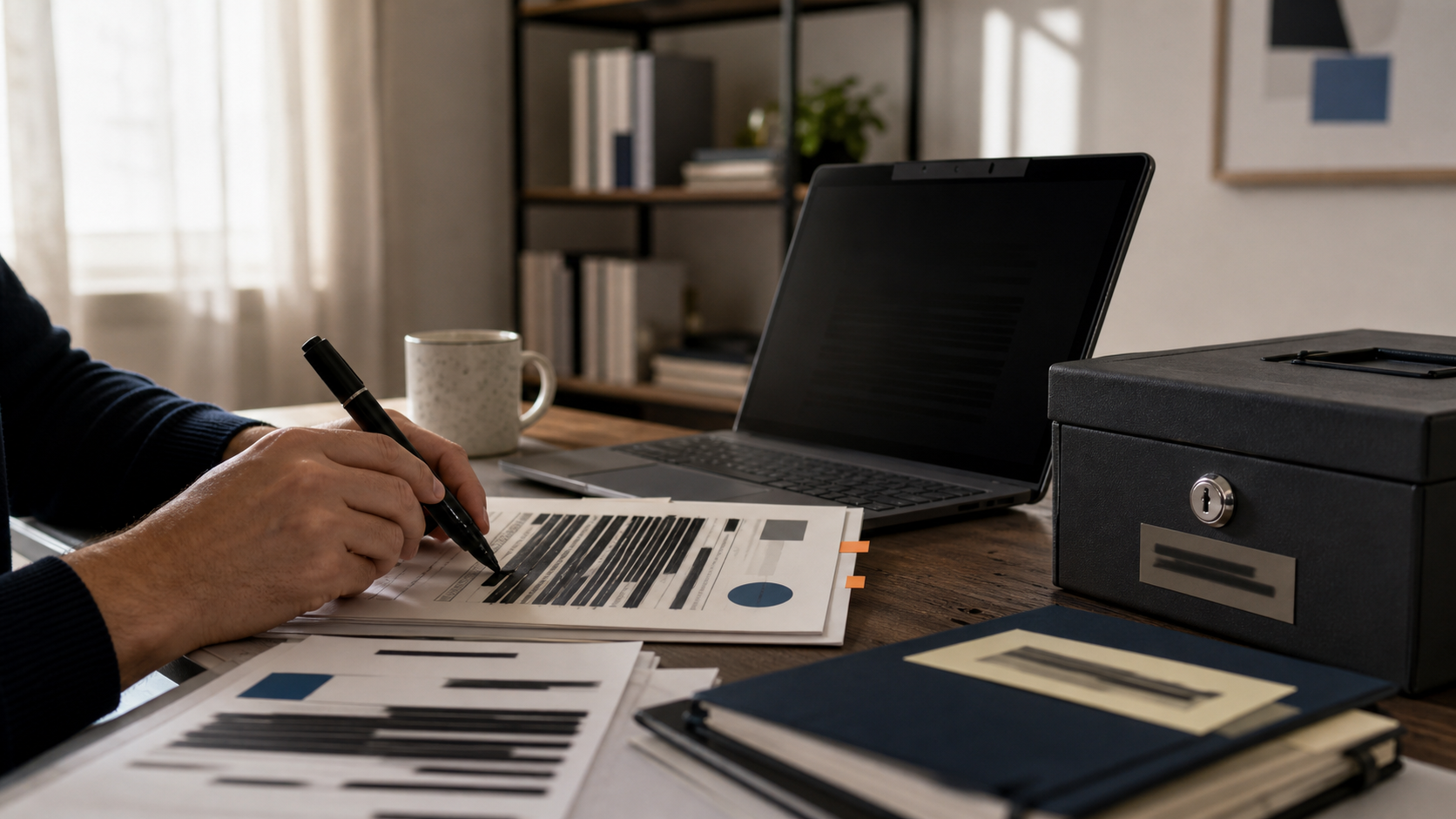 Informations personnelles masquées sur des documents avant leur utilisation sur ordinateur